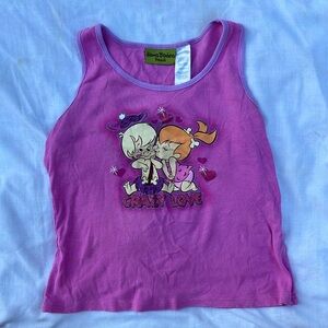 vintage flindstones baby tee